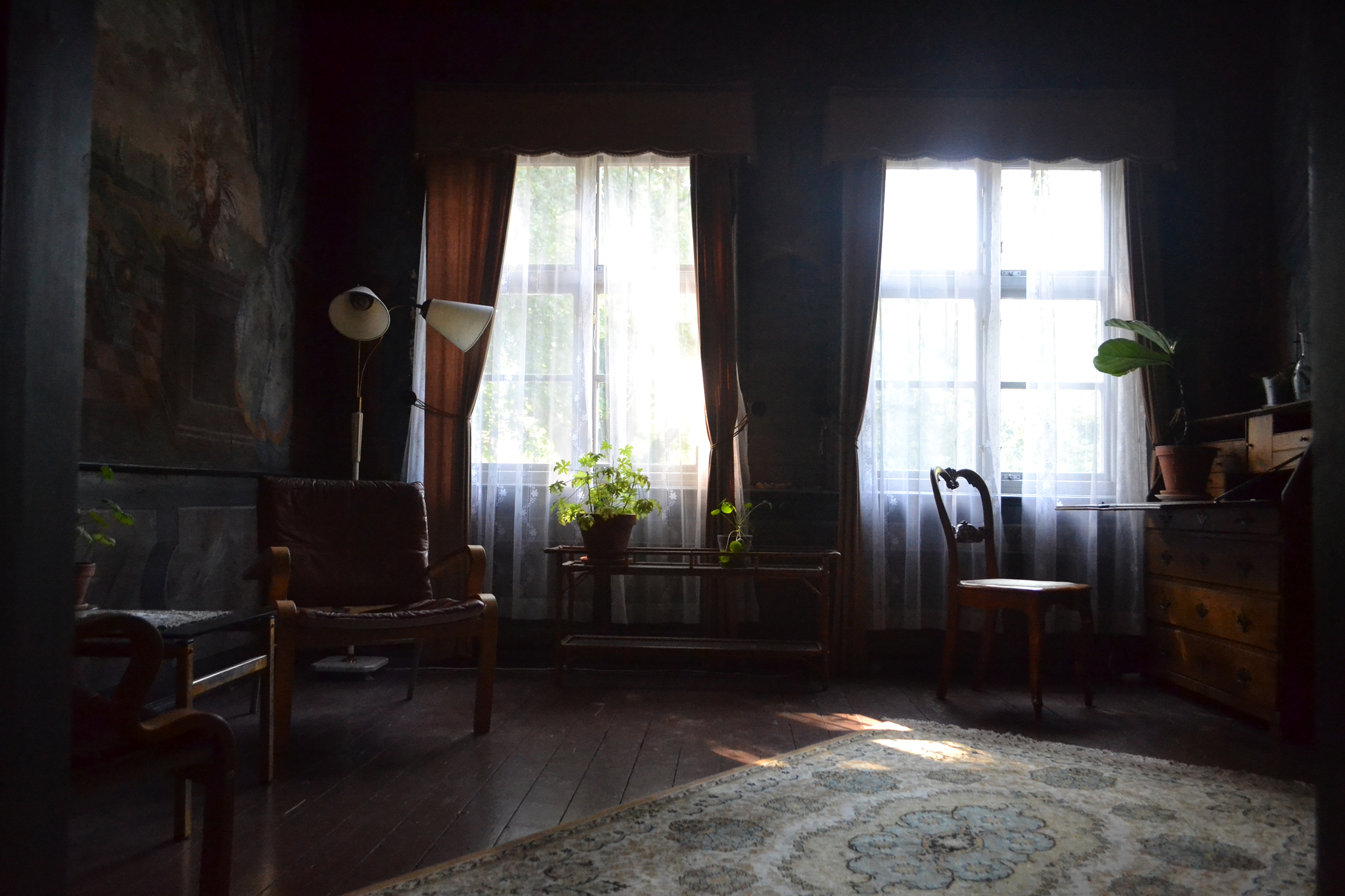DSC_1994b Sunlight streaming into Versailles Rummet at Gathenhielmska Huset